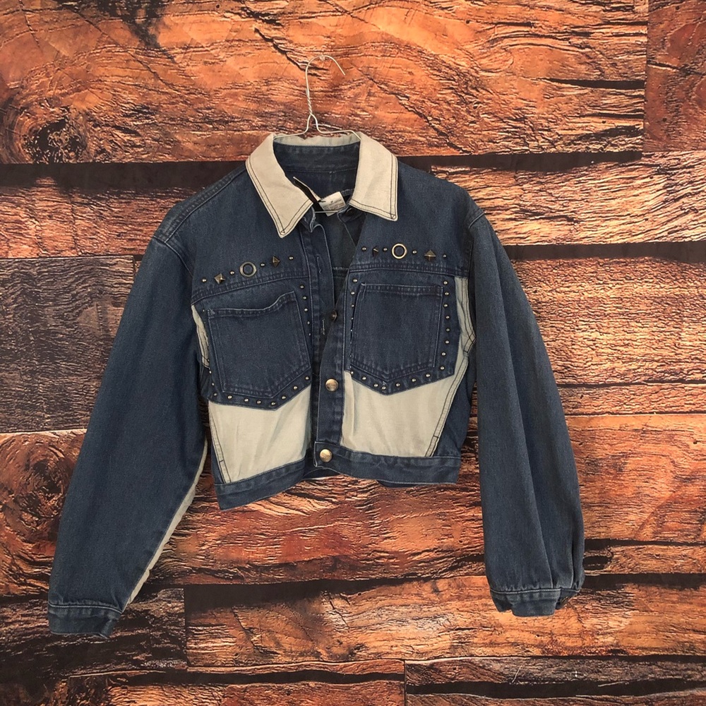 🦋 Vintage Cropped Denim Jacket 🦋
